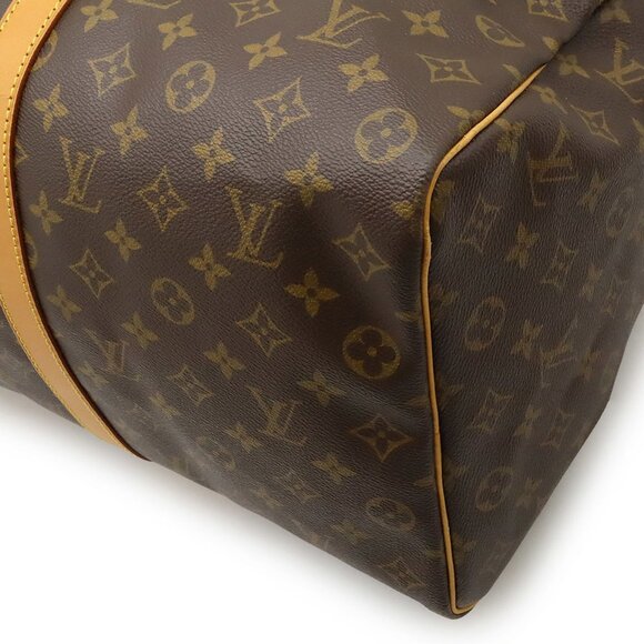 LOUIS VUITTON Brown Monogram Keepall 50 Boston Bag - Picture 4 of 9